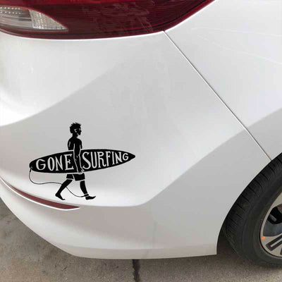 Surfing Guy Sticker