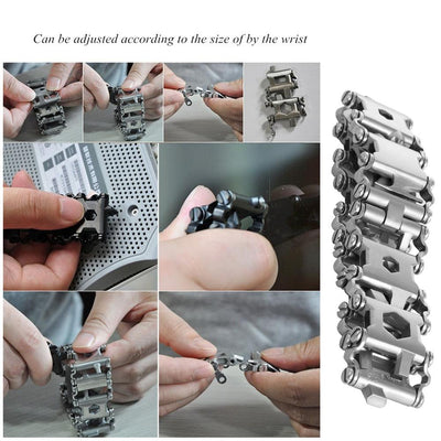 29 IN 1 MULTI-TOOL STAINLESS STEEL BRACELE