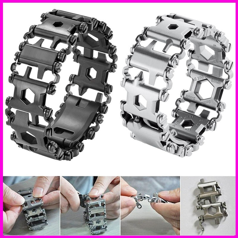 29 IN 1 MULTI-TOOL STAINLESS STEEL BRACELE