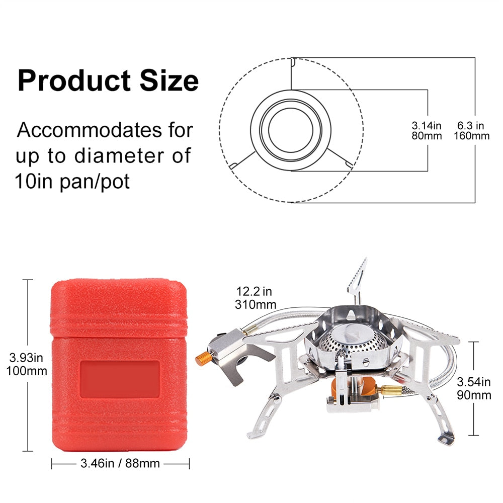 OUTDOOR FOLDING GAS STOVE