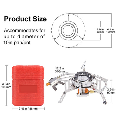 OUTDOOR FOLDING GAS STOVE