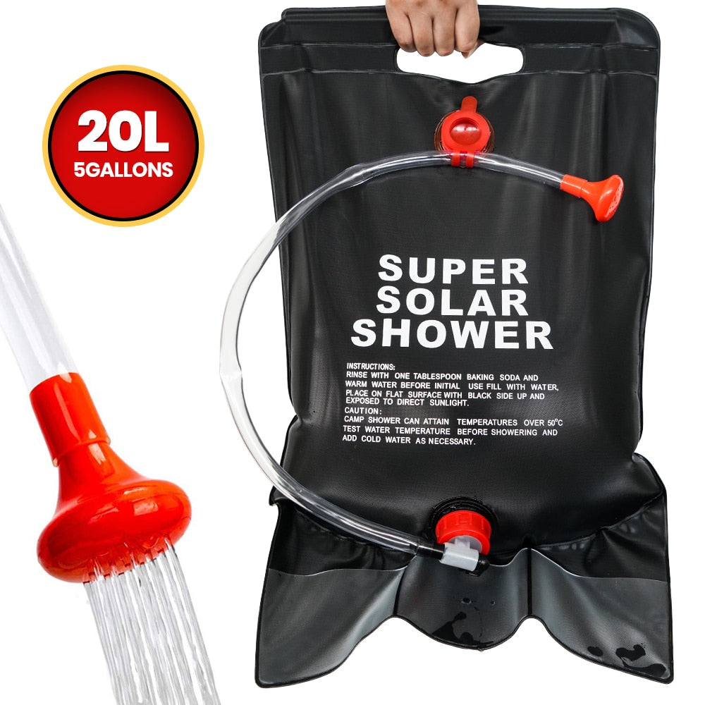 OUTDOOR SOLAR SHOWER BAG