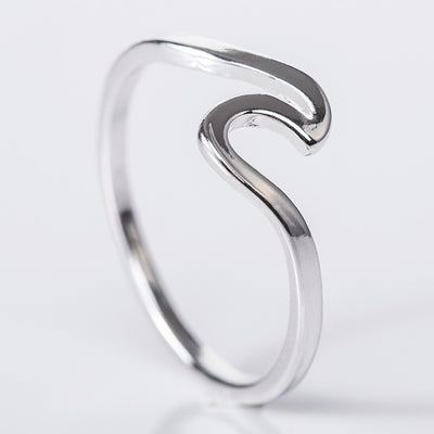 Simple Sea Wave Ring