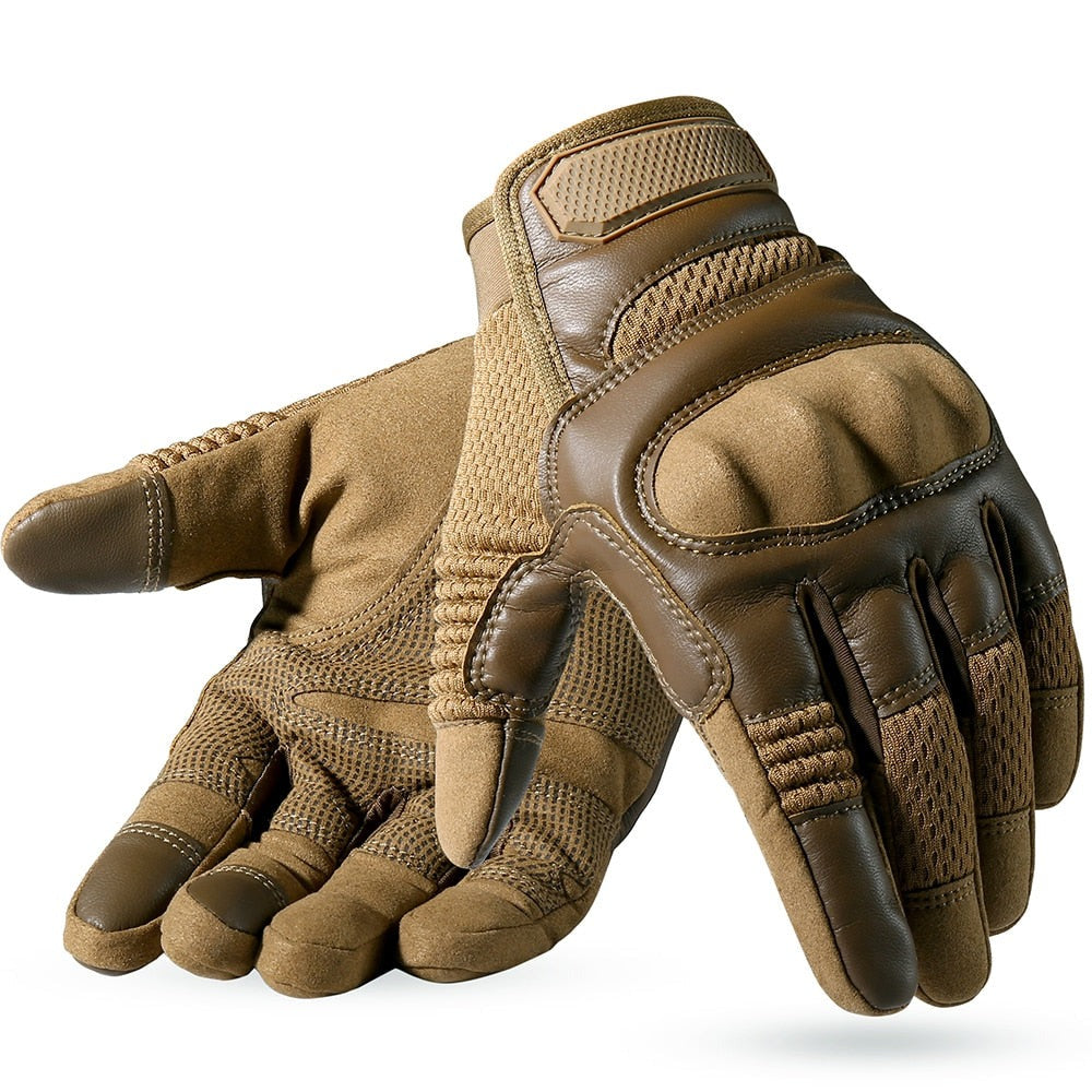 LEATHER FULL FINGER GLOVES