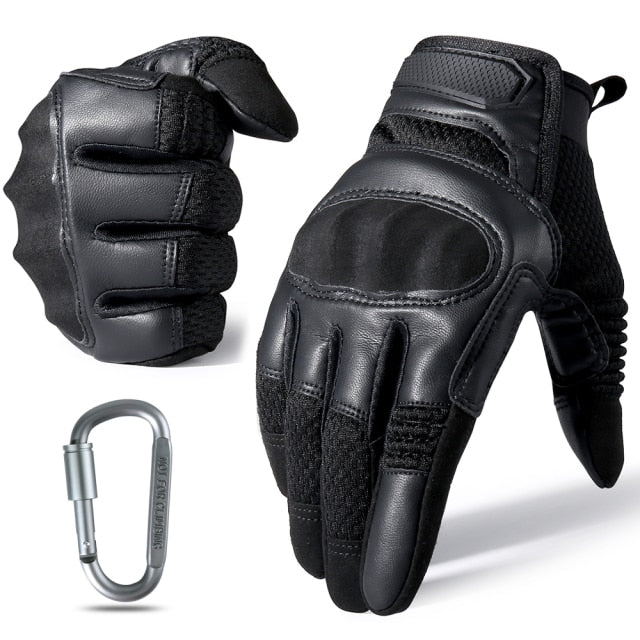 LEATHER FULL FINGER GLOVES