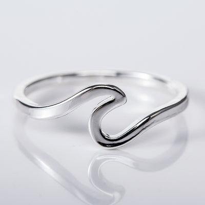 Simple Sea Wave Ring